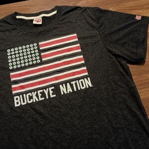 OHIO STATE BUCKEYE NATION T-SHIRT - XL // Sports School University OSU Tee Shirt